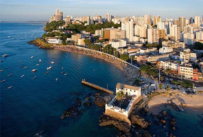 Flat Luxo Bem Localizado No Bairro Da Barra Salvador Apartamento Exterior foto