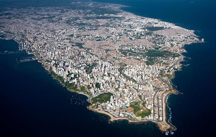 Flat Luxo Bem Localizado No Bairro Da Barra Salvador Apartamento Exterior foto