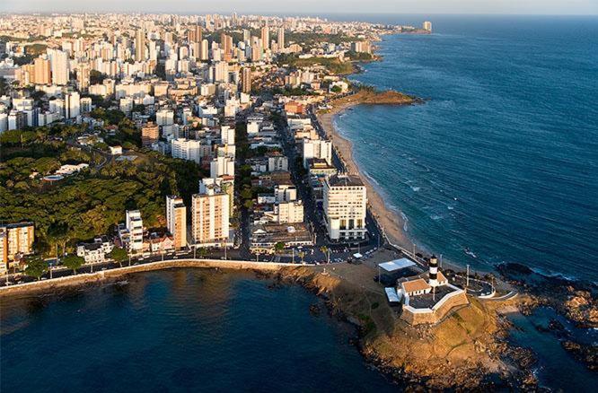 Flat Luxo Bem Localizado No Bairro Da Barra Salvador Apartamento Exterior foto